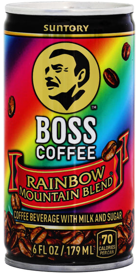 BOSS Rainbow Mountain can ready for quick caffeine on the go.