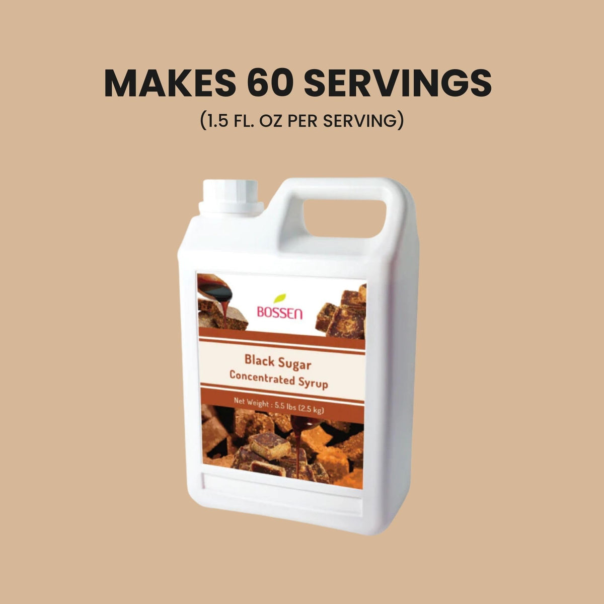 Bossen Black Sugar Syrup adds rich caramel sweetness to coffee.