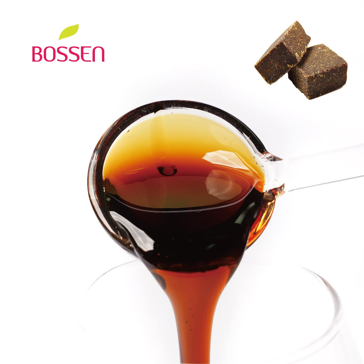 Bossen Black Sugar Syrup family-size bottle supports multiple servings.