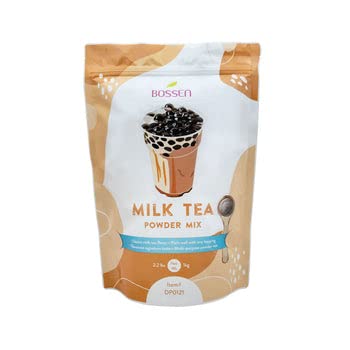 Bossen bubble tea powder pouch showing 2.2 lb size for home use and convenience.