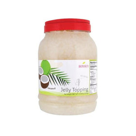 Bossen Coconut Jelly bottle close-up highlighting smooth texture for bubble tea