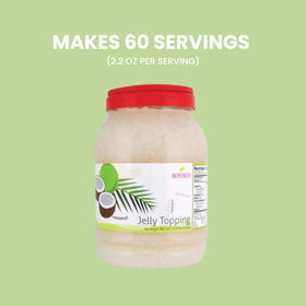 Bossen Jelly topping on ice cream showcasing quick flavor for desserts