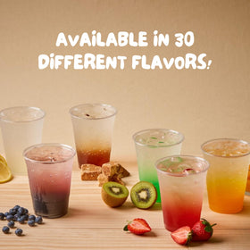 Bossen Mango Syrup for iced beverages adds a tropical twist.