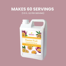 Bossen Passion Fruit Syrup blended into a smoothie reveals tropical brightness.