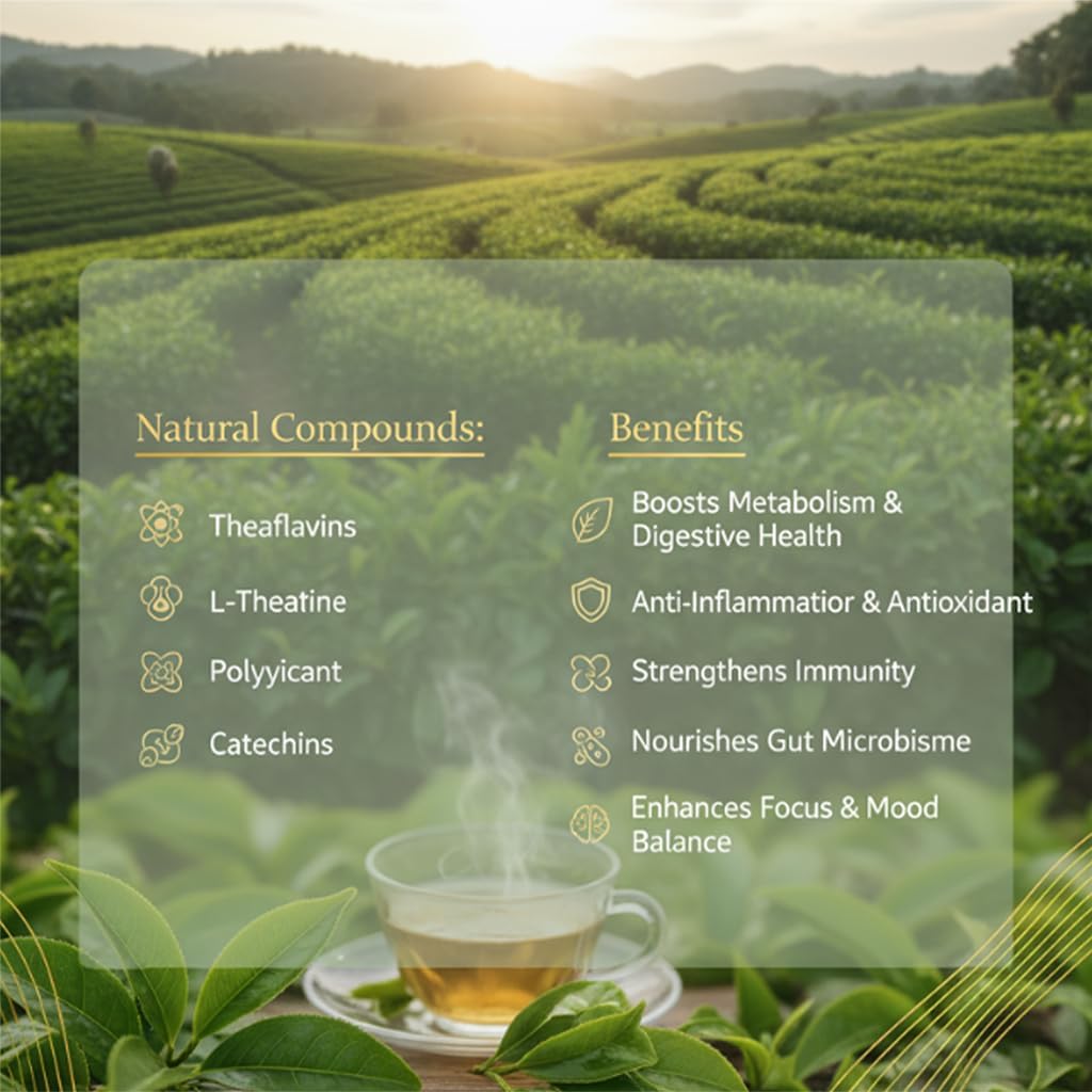 Bosteda Pipi Oolong cup emits steam with inviting aroma
