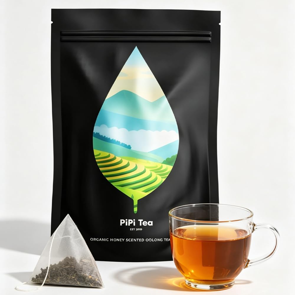 Bosteda Pipi Oolong tea leaves offer premium whole-leaf quality for a smooth brew.