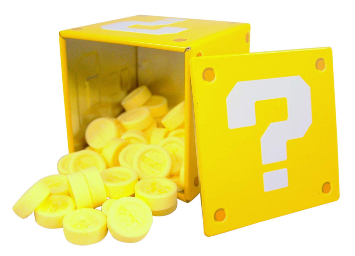 Boston America strawberry coin sours tin closeup highlights tangy flavor for snack lovers