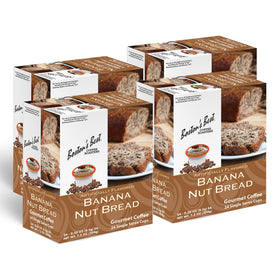 Boston’s Best banana nut bread coffee cup ready to brew with rich aroma