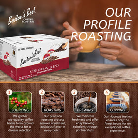 Bostons Best BPA-free, gluten-free K-Cups for peace of mind.
