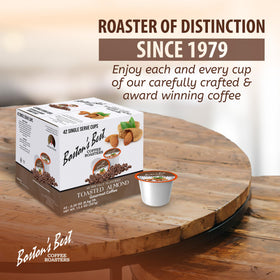 Boston’s Best diverse coffee selection offers daily flavor options.