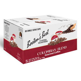 Bostons Best Colombian Blend K-Cup for a rich, gourmet morning.