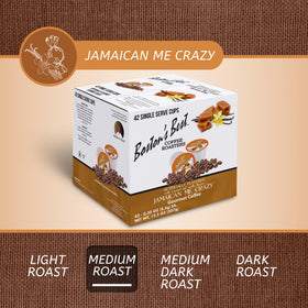 Boston's Best Jamaican Me Crazy single-serve pod ready for Keurig brewing.