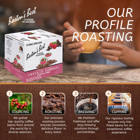 Boston’s Best roasted coffee beans close-up highlighting premium beans
