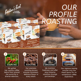 Boston's Best roasted in USA since 1979 for fresh, quality coffee.