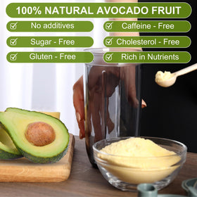 BOTAMONY Avocado Powder with scoop for precise, mess-free servings