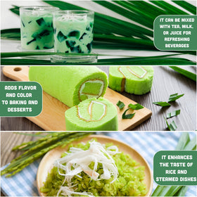 BOTAMONY Pandan Leaf Powder loose powder green hue enhances beverages and bakes