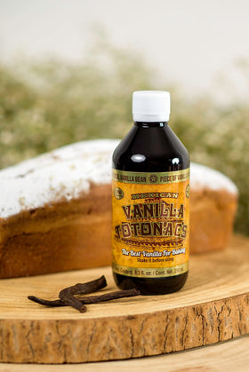 Botanas Tuky vanilla in a modern kitchen scene for everyday baking