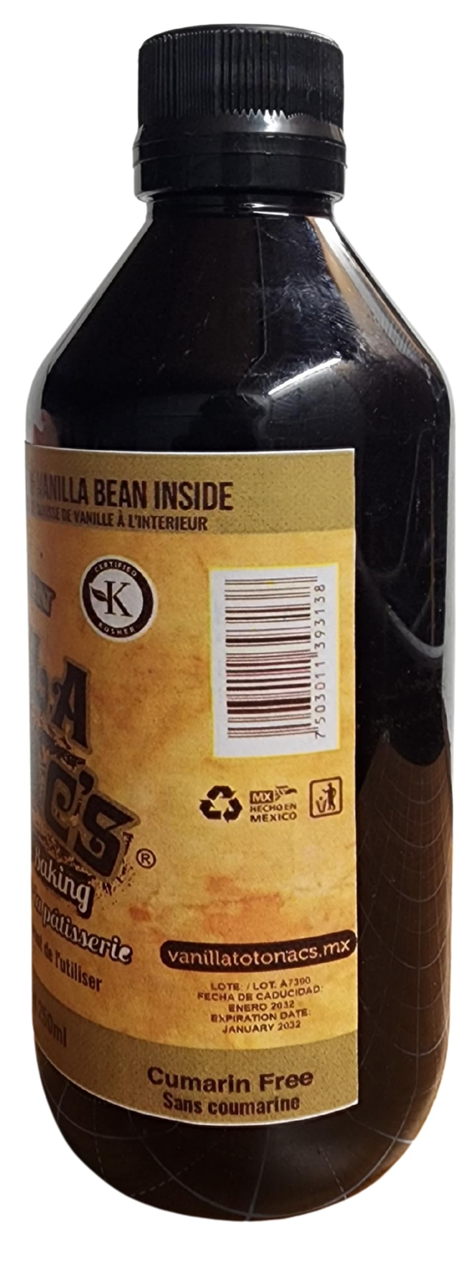 Botanas Tuky vanilla pour shot ideal for adding depth to desserts and beverages