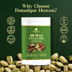 Open-pack Botanique Heaven pistachio cream and kataifi bulk 1kg