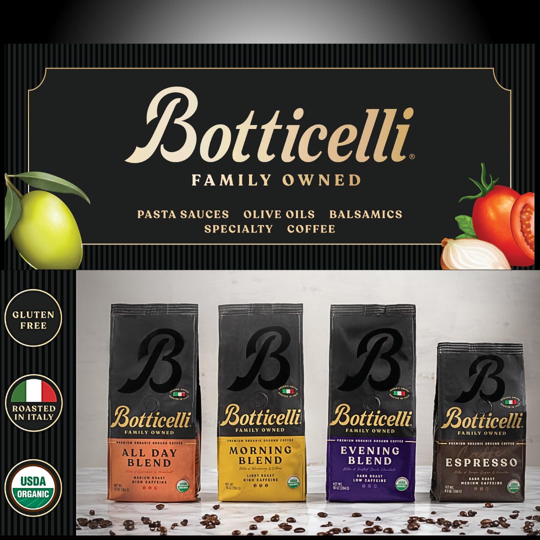Botticelli Espresso Blend Italian roast process visually evident.