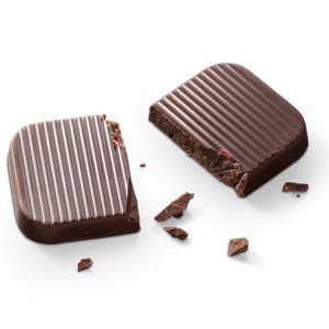 Bouchard packaging highlighting Belgium-made chocolate with high cacao content