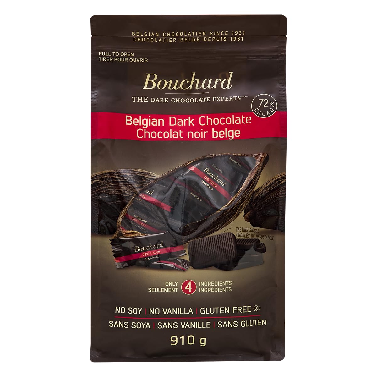 Bouchard wrapped piece for on-the-go indulgence.