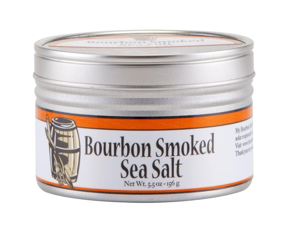 Bourbon Barrel Foods bourbon-smoked-sea-salt crystals add smoky depth to burgers.