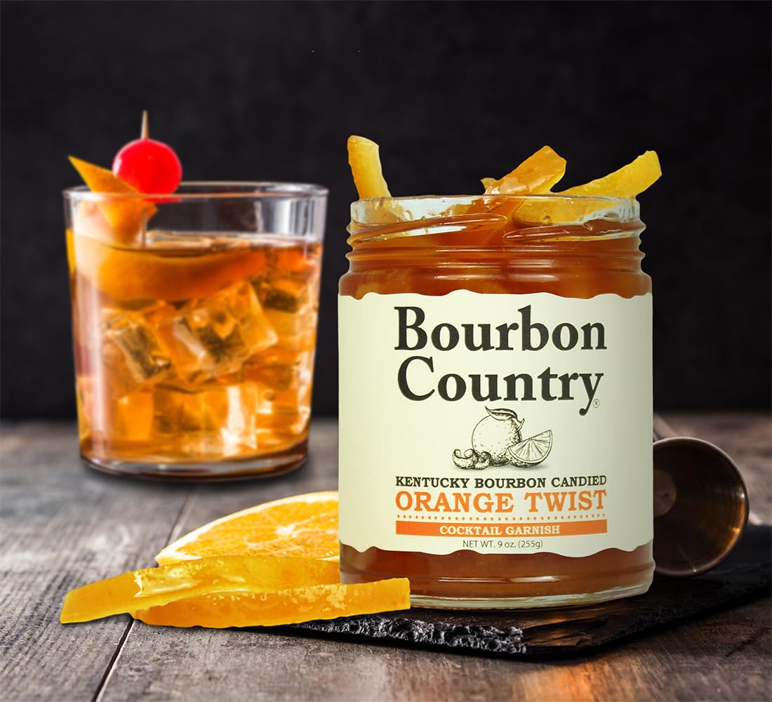 Bourbon Country orange-twist infused syrup deepens flavor.