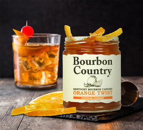 Bourbon Country orange-twist infused syrup deepens flavor.