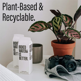 Boxed Water Is Better BPA-free cap image emphasizes safe, recyclable packaging for everyday use.