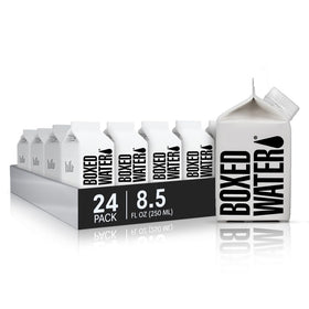 BOXED WATER IS BETTER mini 8.4 oz carton pack for on-the-go lunches.