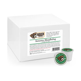 Boxer Coffee 48-count recyclable box promotes eco-friendly brewing and savings.