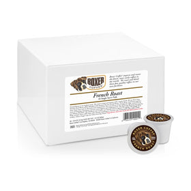 Boxer Coffee deep smoky aroma from the dark roast brew