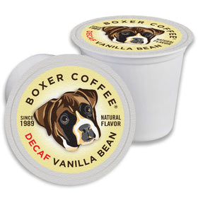 Boxer Coffee Swiss Water decaf vanilla pods for caffeine-free mornings