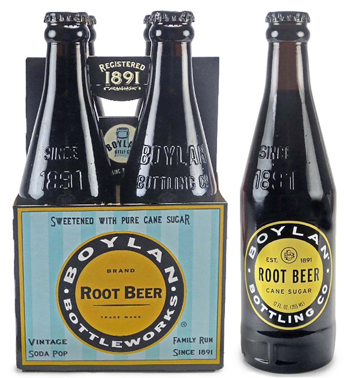 Boylan Root Beer ingredients list hints at natural flavor notes.
