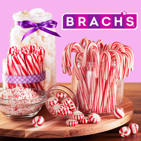 Individually wrapped Bob's Sweet Stripes ideal for gifting and sharing at events.