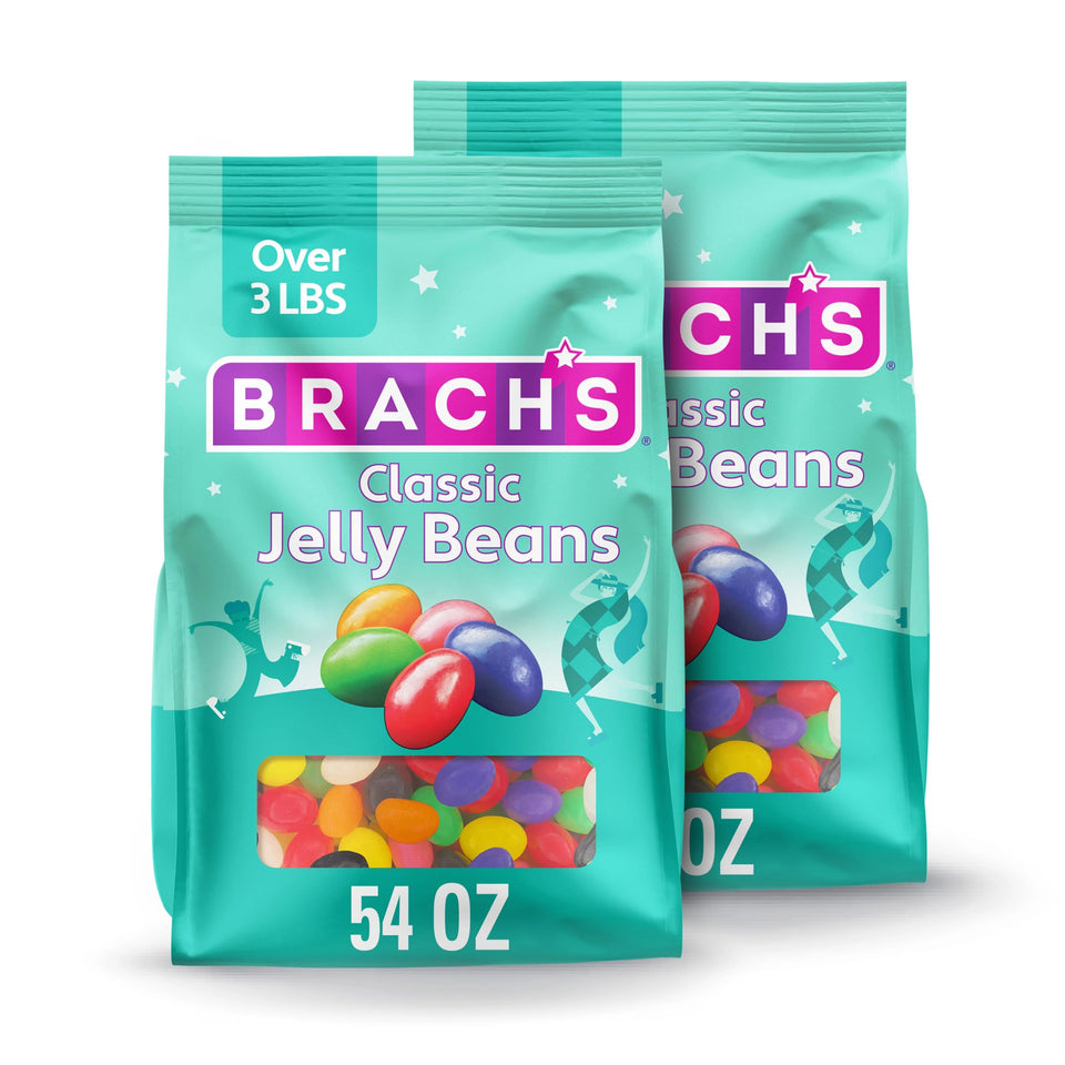 Brach's Classic Jelly Beans bulk-presentation displays a colorful spread for parties and sharing.