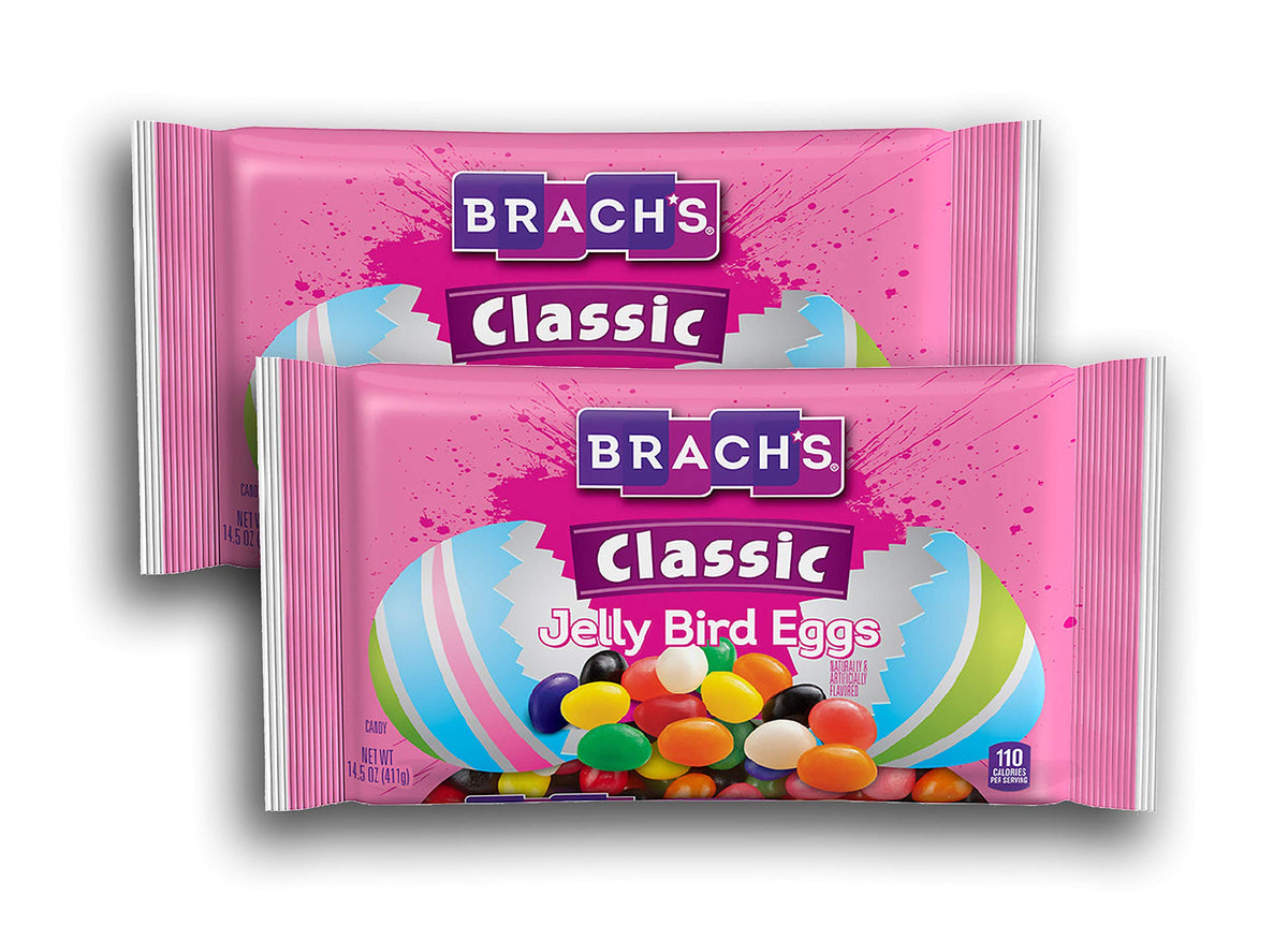 Brach's Classic Jelly Bird Eggs in a 14.5 oz pack, a colorful, shareable treat for celebrations.