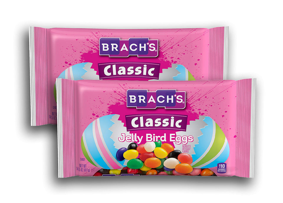 Brach's Classic Jelly Bird Eggs in a 14.5 oz pack, a colorful, shareable treat for celebrations.