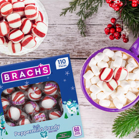 Brach's 19oz tub holds 110 soft mints for stocking stuffers.