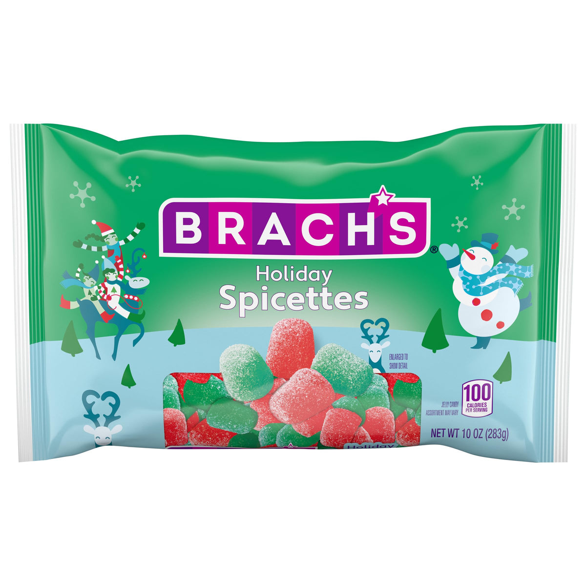 Brach's Holiday Spicettes frosted red and green gumdrops for festive cookies