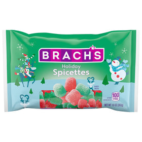 Brach's Holiday Spicettes frosted red and green gumdrops for festive cookies