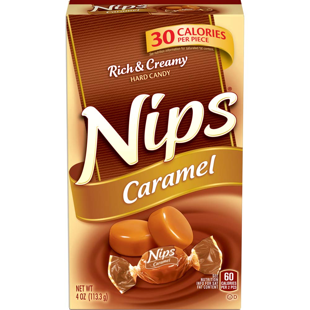 Brach's Nips caramel hard candy pack, ideal for sharing at the office.