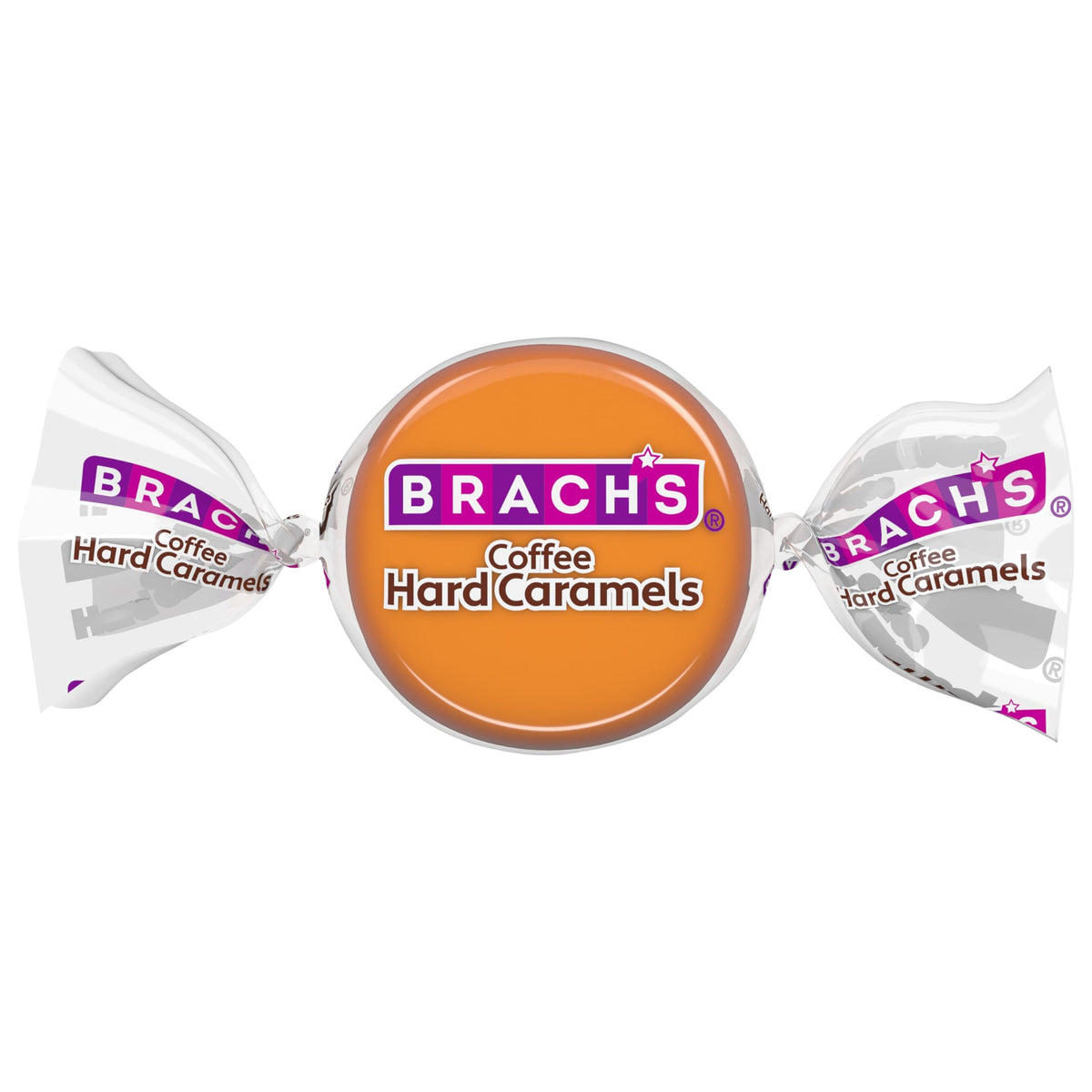 Closeup of Brach's Nips coffee flavor, showcasing smooth texture and lasting sweetness.