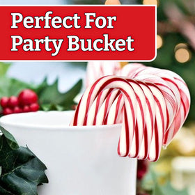 Brach's Peppermint Candy Canes on a Christmas tree as festive ornaments