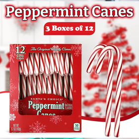 Individual Brach's Peppermint Candy Cane ready to snap and enjoy