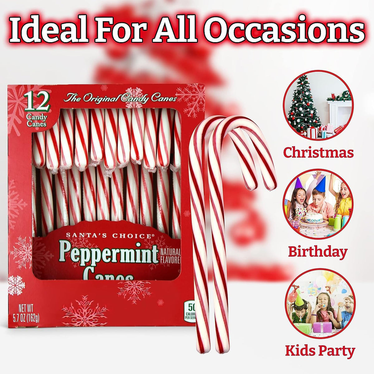 Brach's Peppermint Candy Canes on an office desk for a quick minty pick-me-up