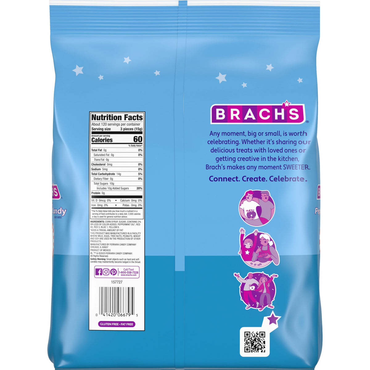 Brach's Star Brites Peppermint gift tray, perfect for celebrations and party favors.
