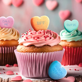 Brach's multi-colored hearts deliver classic flavors for nostalgic snacking.