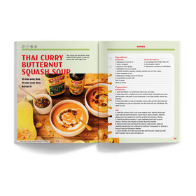 Bragg bundle packaging opened showing included cookbook